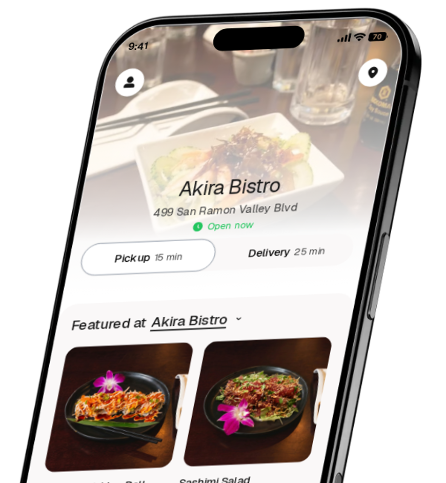 Akira Bistro app preview